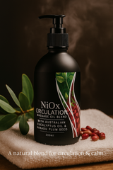 Circulation Massage Oil Blend with Australian Eucalyptus Oil and Kakadu Plum Seed 200ml